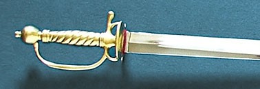 “À la mousquetaire” French soldier sword with cast brass grip
