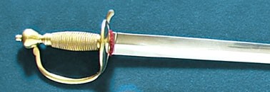 French Soldier sword with half counterguard